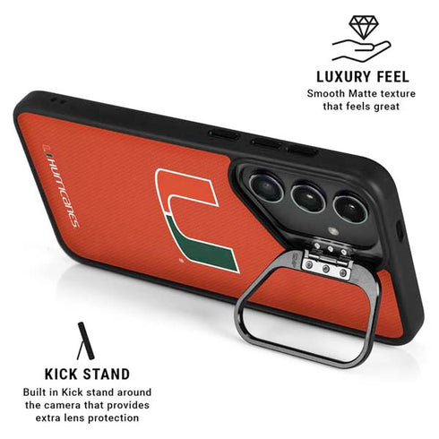 University of Miami Hurricanes Jersey Galaxy S26 Kickstand Case