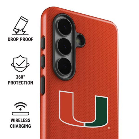 University of Miami Hurricanes Jersey Galaxy S26 Plus Impact Case