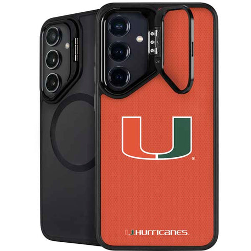 University of Miami Hurricanes Jersey Galaxy S26 Plus Kickstand Case