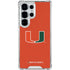 University of Miami Hurricanes Jersey Galaxy S26 Ultra Clear Case