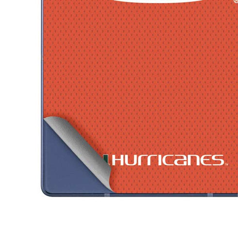 University of Miami Hurricanes Jersey Galaxy Z Fold6 Skin