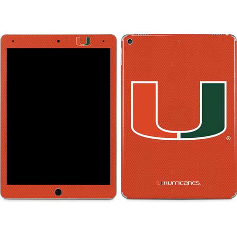 University of Miami Hurricanes Jersey iPad Skins