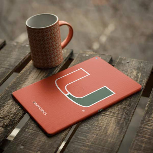 University of Miami Hurricanes Jersey iPad Skins