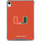 University of Miami Hurricanes Jersey iPad 11th Gen (2025) Clear Case
