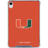 University of Miami Hurricanes Jersey iPad 11th Gen (2025) Clear Case
