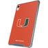 University of Miami Hurricanes Jersey iPad 11th Gen (2025) Clear Case