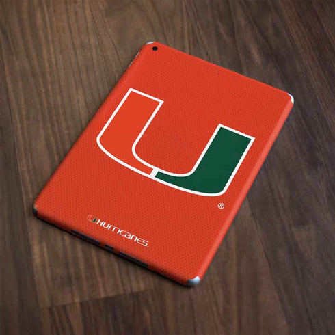 University of Miami Hurricanes Jersey Apple iPad Skin