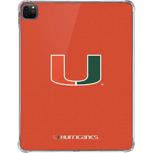 University of Miami Hurricanes Jersey iPad Pro 11in (2024) Clear Case