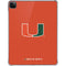 University of Miami Hurricanes Jersey iPad Pro 11in (2024) Clear Case