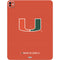 University of Miami Hurricanes Jersey iPad Pro 13in M4 (2024) Skin