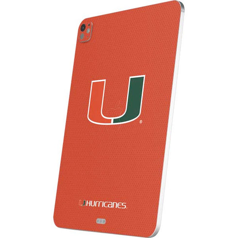 University of Miami Hurricanes Jersey iPad Pro 13in M4 (2024) Skin