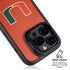 University of Miami Hurricanes Jersey iPhone 14 Pro Kickstand Case
