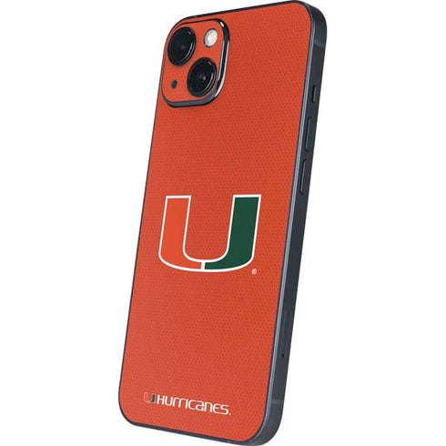 University of Miami Hurricanes Jersey iPhone Skins