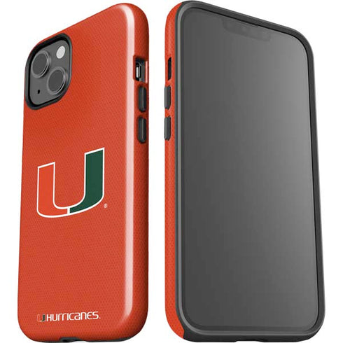 University of Miami Hurricanes Jersey iPhone 15 Impact Case