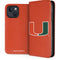 University of Miami Hurricanes Jersey iPhone 15 Plus Folio Case