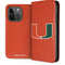University of Miami Hurricanes Jersey iPhone 15 Pro Folio Case