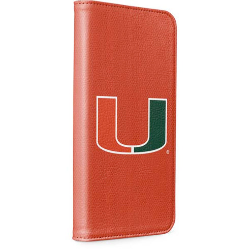 University of Miami Hurricanes Jersey iPhone 15 Pro Folio Case