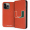 University of Miami Hurricanes Jersey iPhone 15 Pro Max Folio Case
