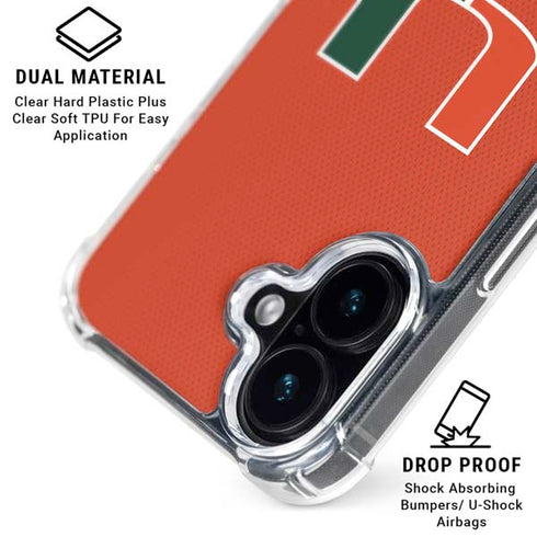 University of Miami Hurricanes Jersey iPhone 16 MagSafe Case