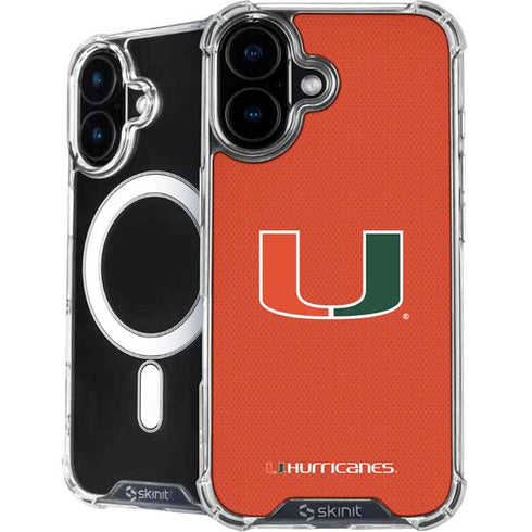 University of Miami Hurricanes Jersey iPhone 16 Plus MagSafe Case