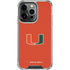 University of Miami Hurricanes Jersey iPhone 16 Pro Clear Case