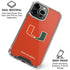 University of Miami Hurricanes Jersey iPhone 16 Pro Clear Case