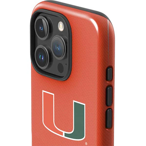 University of Miami Hurricanes Jersey iPhone 16 Pro Impact Case