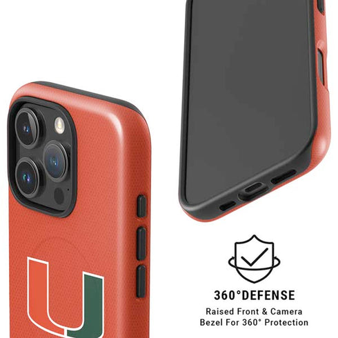 University of Miami Hurricanes Jersey iPhone 16 Pro Max Magsafe Impact Case