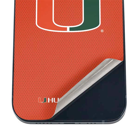 University of Miami Hurricanes Jersey iPhone 16 Skin