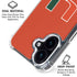 University of Miami Hurricanes Jersey iPhone 17 Clear Case