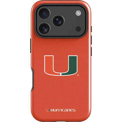 University of Miami Hurricanes Jersey iPhone 18 Pro Impact Case