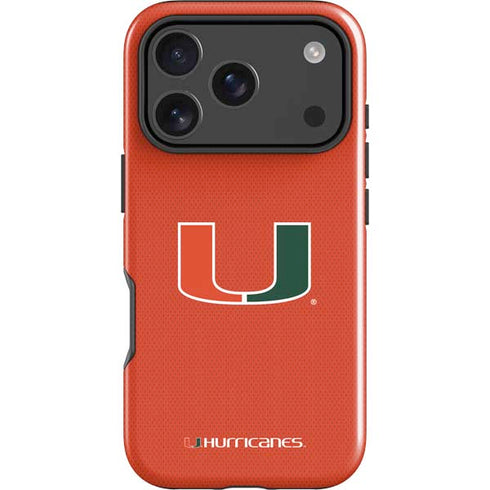 University of Miami Hurricanes Jersey iPhone 18 Pro Max Impact Case