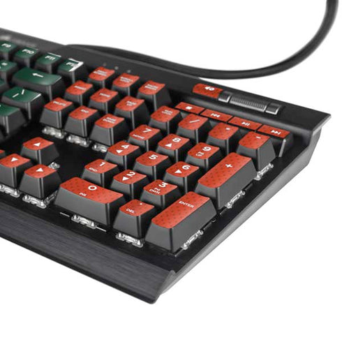University of Miami Hurricanes Jersey K95 RGB PLATINUM Mechanical Gaming Keyboard Skin
