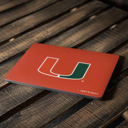 University of Miami Hurricanes Jersey Apple MacBook Air Skin