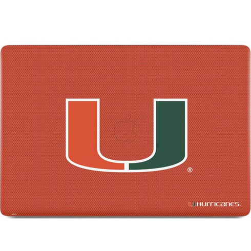 University of Miami Hurricanes Jersey MacBook Skins