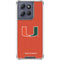 University of Miami Hurricanes Jersey Moto G Play 5G (2025) Clear Case
