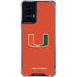 University of Miami Hurricanes Jersey Moto G Power 5G (2024) Clear Case