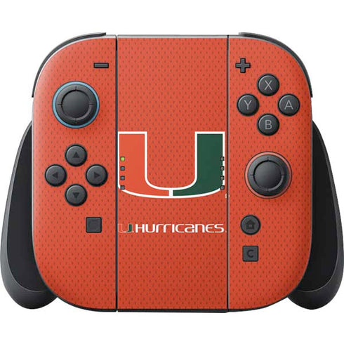 University of Miami Hurricanes Jersey Nintendo Skins