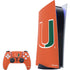 University of Miami Hurricanes Jersey PlayStation PS5 Skins