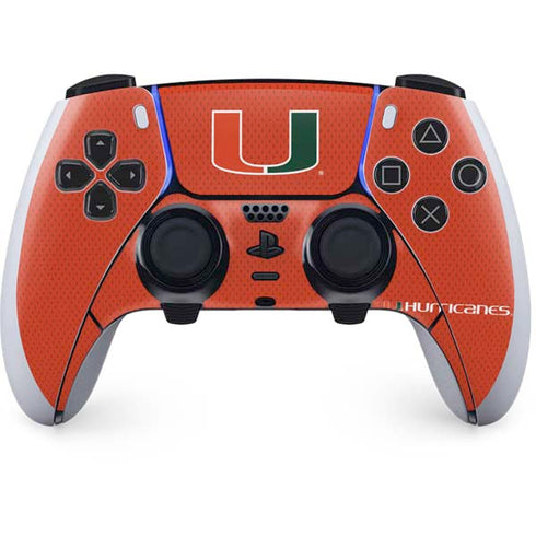 University of Miami Hurricanes Jersey PlayStation PS5 Skins