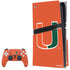 University of Miami Hurricanes Jersey PlayStation PS5 Skins