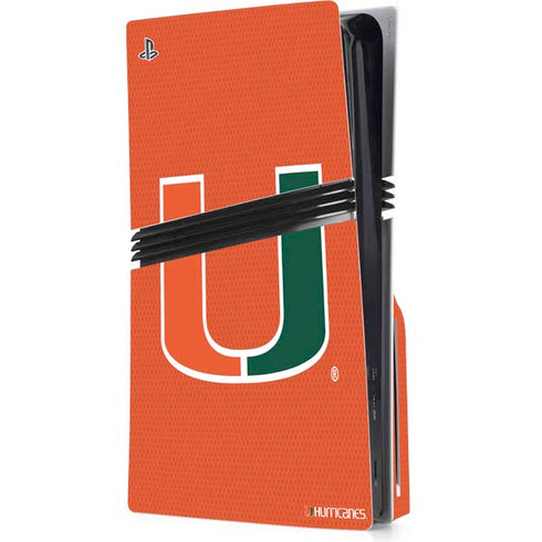 University of Miami Hurricanes Jersey PlayStation PS5 Skins