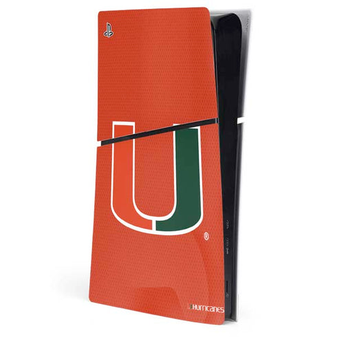 University of Miami Hurricanes Jersey PlayStation PS5 Skins