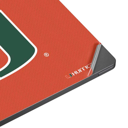 University of Miami Hurricanes Jersey Surface Laptop 7 13.8in Skin