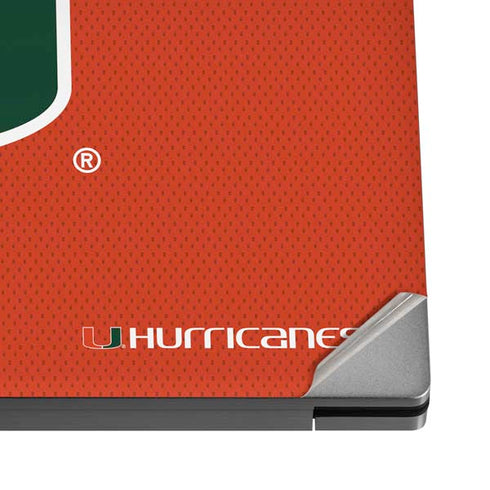 University of Miami Hurricanes Jersey Dell XPS Skin