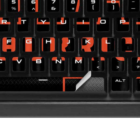 University of Miami Hurricanes K95 RGB PLATINUM Mechanical Gaming Keyboard Skin