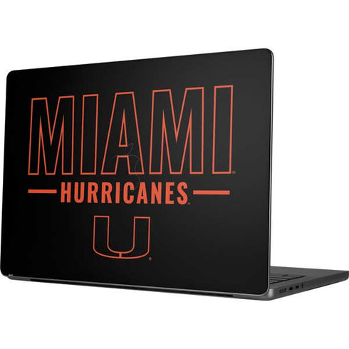 University of Miami Hurricanes Apple MacBook Pro 14-inch Skin