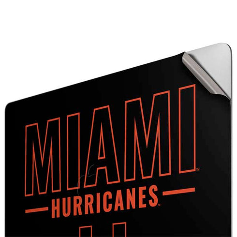 University of Miami Hurricanes Apple MacBook Pro 16-inch Skin