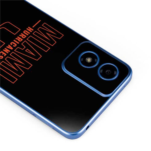 University of Miami Hurricanes Moto G Play 4G (2024) Skin