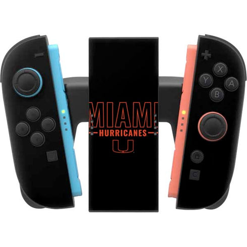 University of Miami Hurricanes Nintendo Switch 2 (2025) Joy-Con Controller Skin